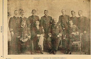 Oficiales del Crucero Barroso Brasil 1903