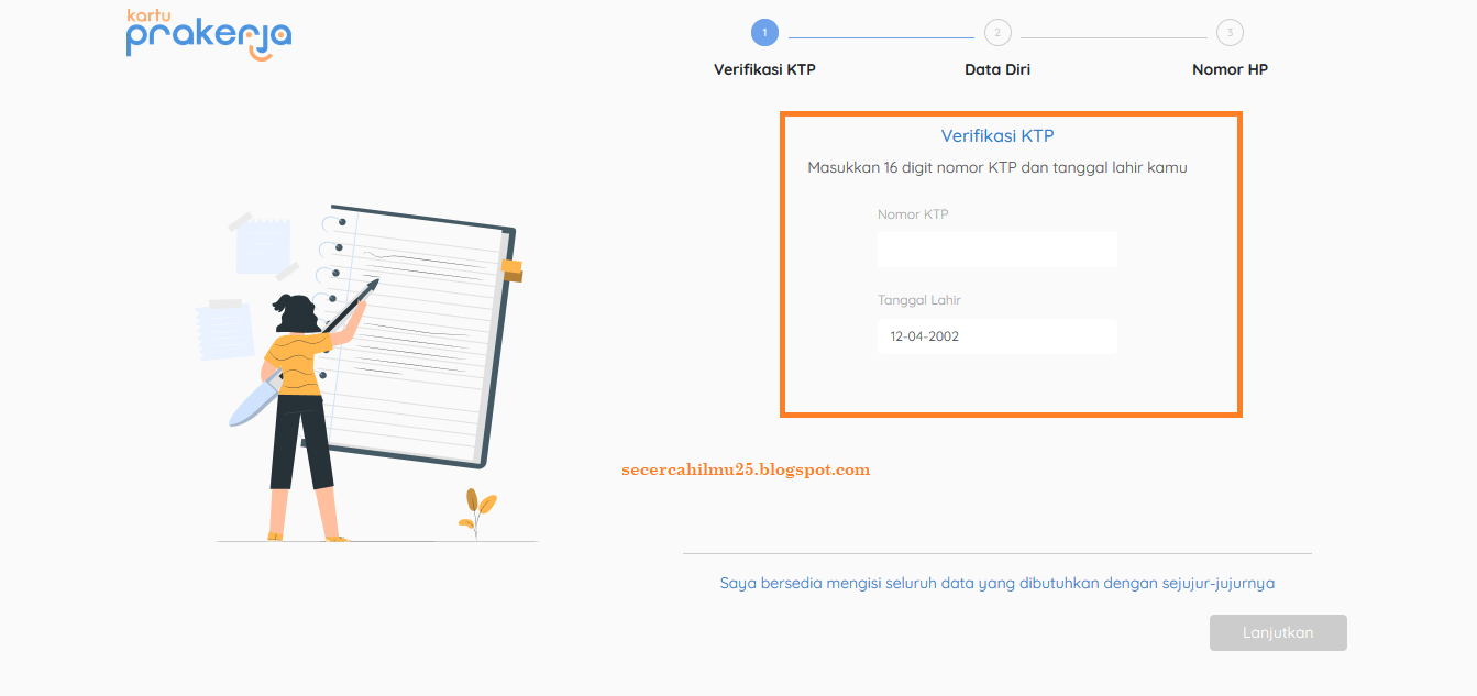 Panduan Lengkap Pendaftaran Kartu Prakerja 2020 Melalui Prakerja Go Id Secercah Ilmu