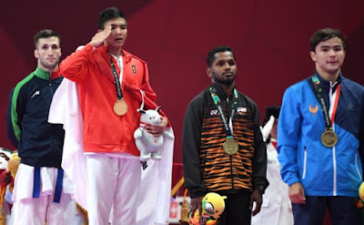 Sabet Emas Asian Games, Karateka Muda Akan Dihujani Bonus Rp1 Miliar