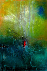 Abstract Painting "Inspiration" by Dora Woodrum
