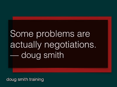 problems or negotiations?