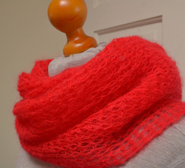 Knitting Novice: Free Mohair Scarf Knitting Pattern: The Winter's End Scarf