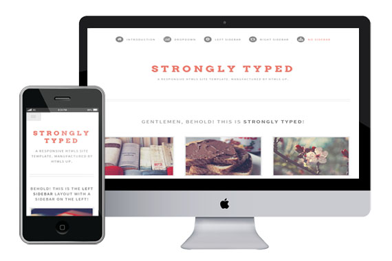 StronglyTyped Responsive Html5 Template