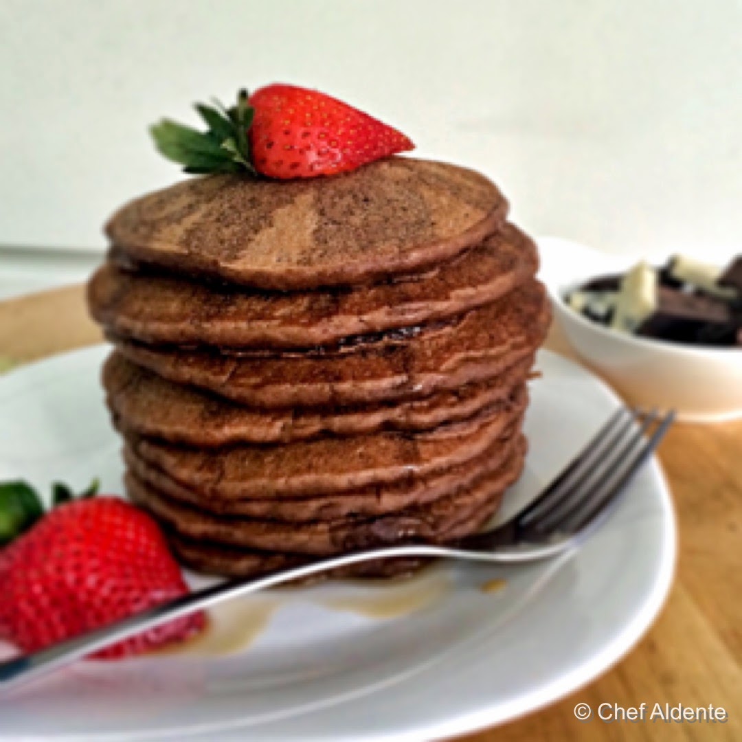 Chef Al dente Eggless Chocolate Pancakes