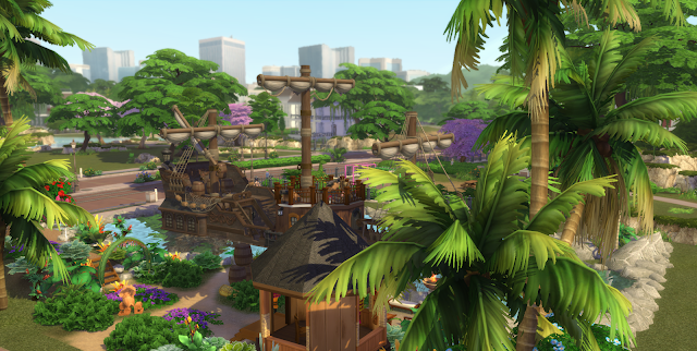 Плавучий бар "Капитан Кук" для Sims 4 со ссылкой для скачивания