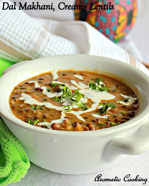 Aromatic Cooking Dal Makhani, Creamy Lentils