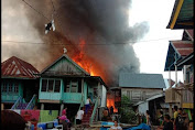 Ratusan Rumah Di Kertapati Palembang Ludes Terbakar