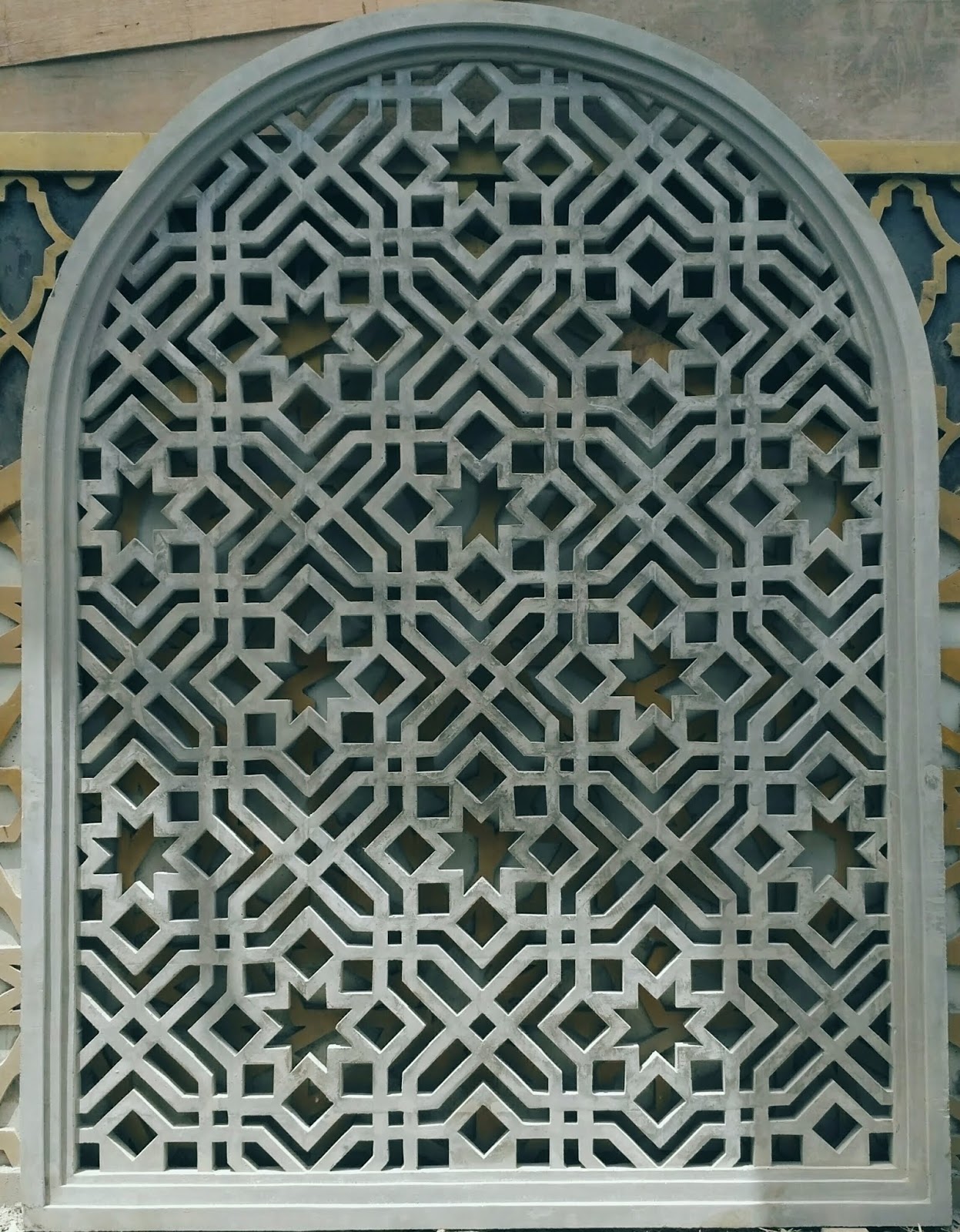 Gambar Ornamen Dinding Masjid GRC NUANSA