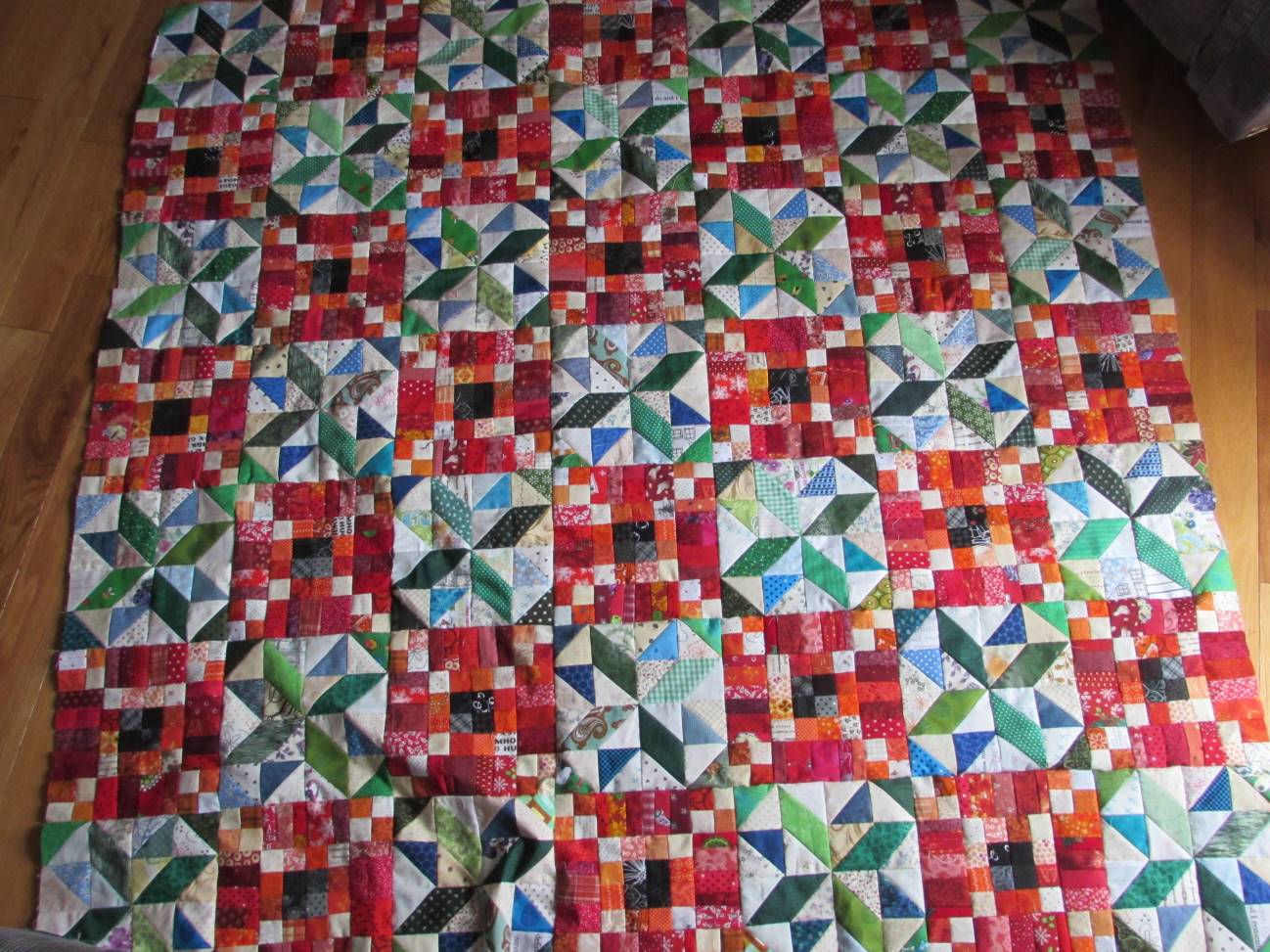 At the Corner of Scraps and Quilts Falling Apart