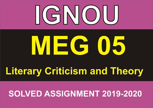 MEG 05 Solved Assignment 2020 – 2021