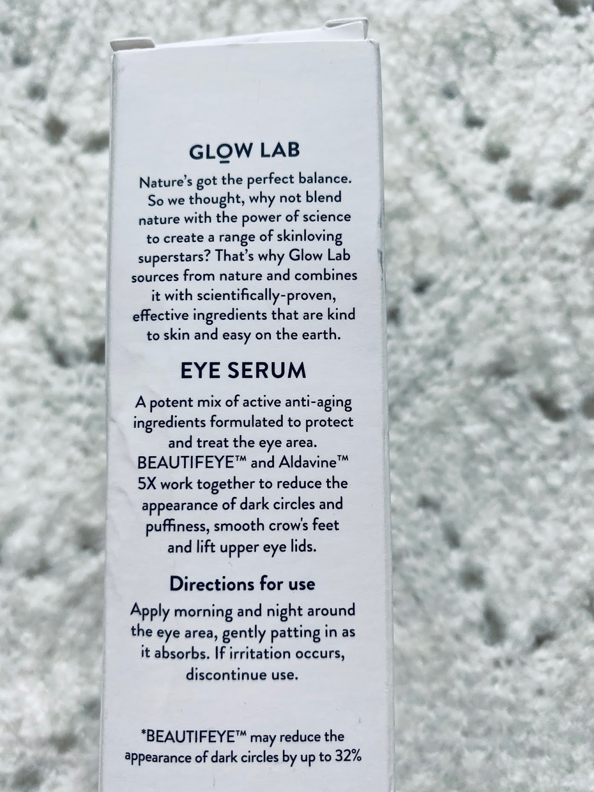 Glow Lab Serum pod oczy