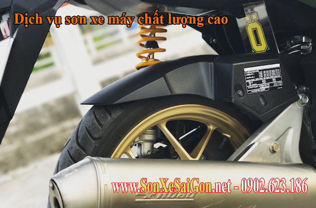 Sơn xe Honda Vario 150 màu xanh rêu nhám mâm vàng đồng - SƠN XE SÀI GÒN ...