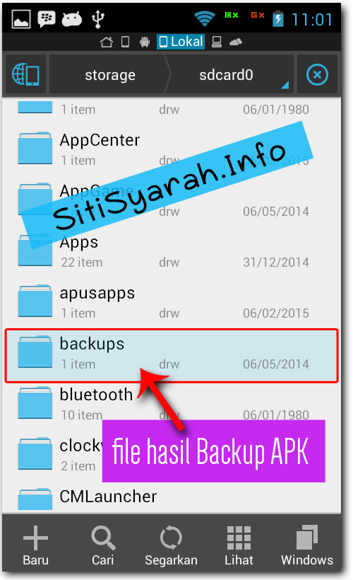 Backup APK Game Android