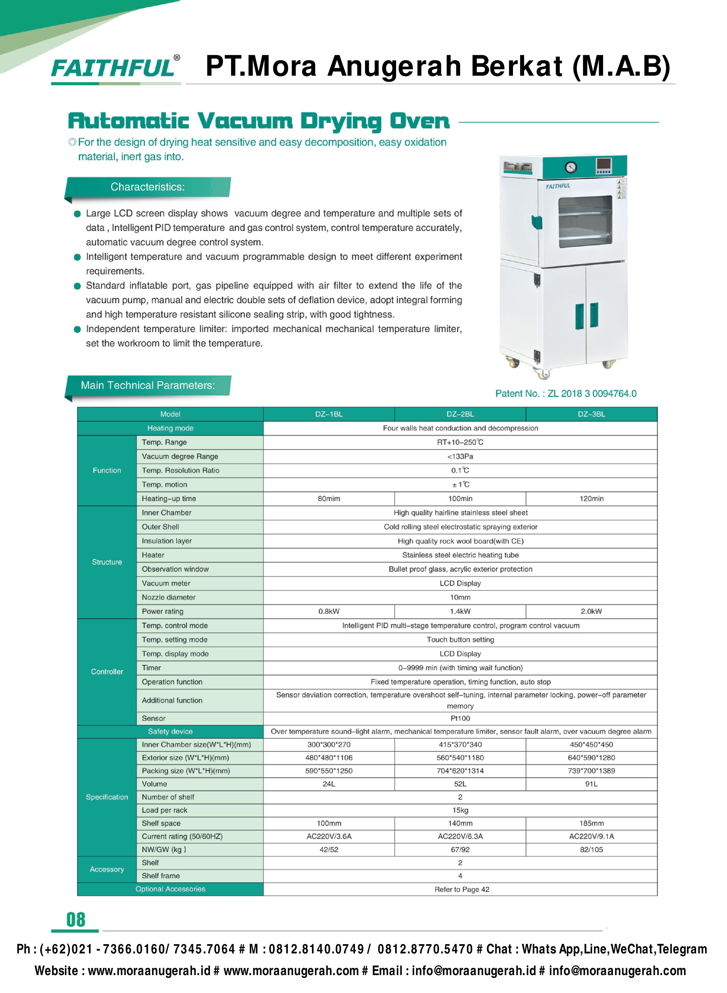 Automatic Vacuum Drying Oven