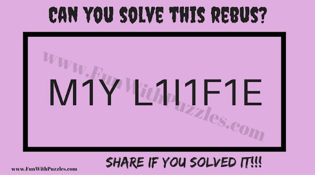 m1y l1i1f1e | Can you solve this Rebus Puzzle?