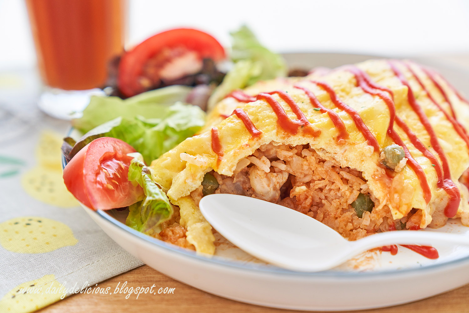 dailydelicious Rice cooker omelet rice