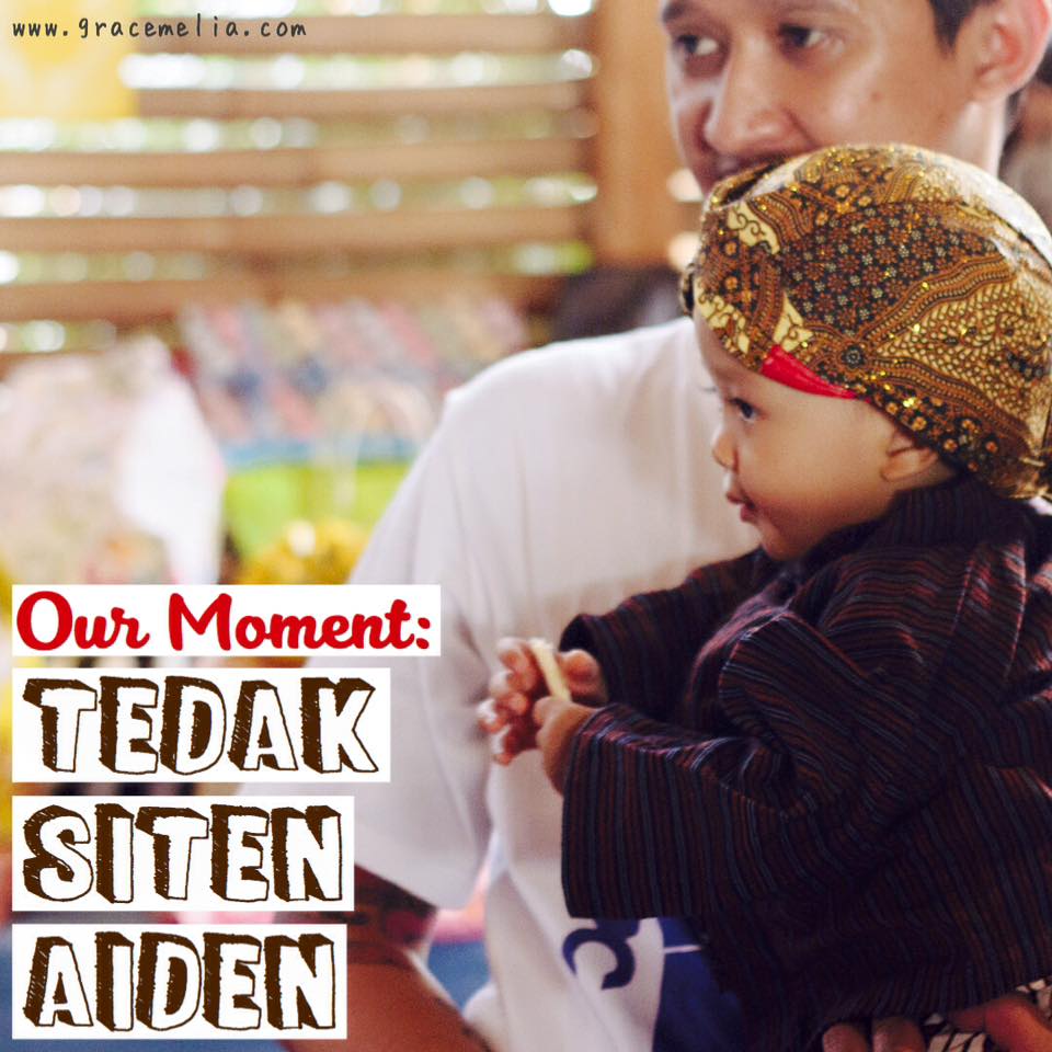 Acara Tedak Siten Anak Gracemelia Com Parenting Blogger Indonesia