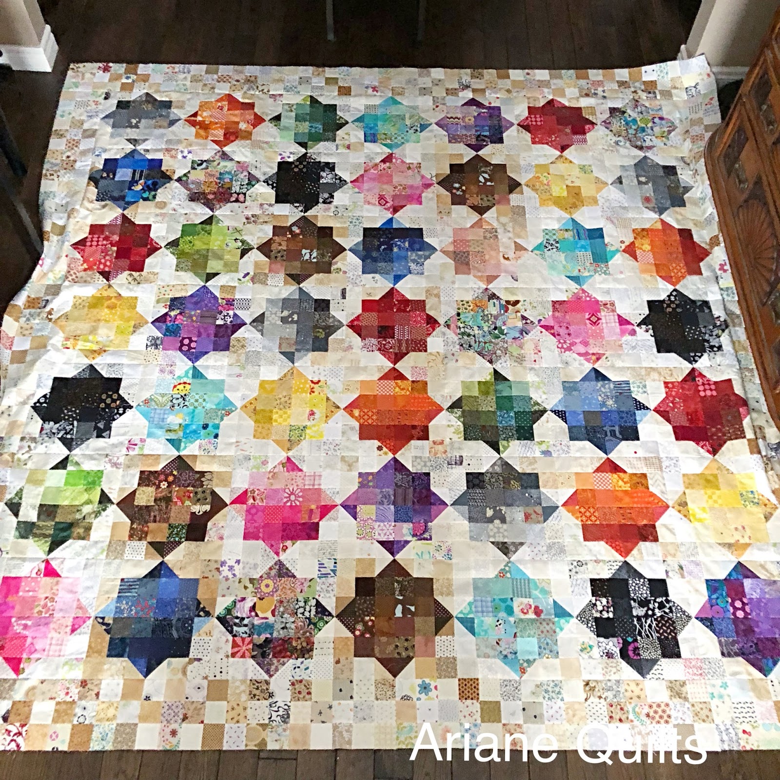 Ariane Quilts A finished quilt top
