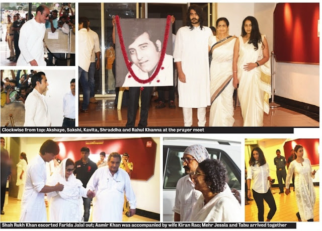 Fenil And Bollywood Shah Rukh Khan Aamir Khan Amitabh Bachchan Hrithik Roshan Attend Prayer Meet For Vinod Khanna All views are my own. fenil and bollywood blogger