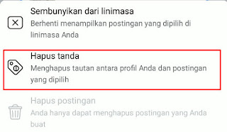 Cara Menghapus Tag atau Ditandai Teman Facebook