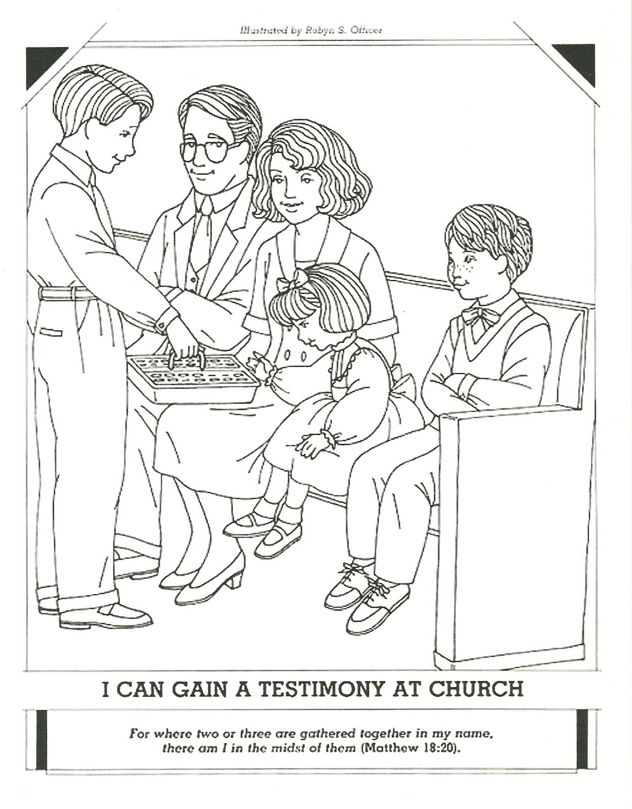 Lds Primary Lesson Coloring Pages Sketch Coloring Page