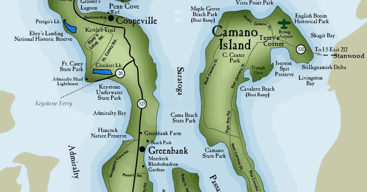foottoearth Whidbey Camano Pacific - Whidbey Camano Map 