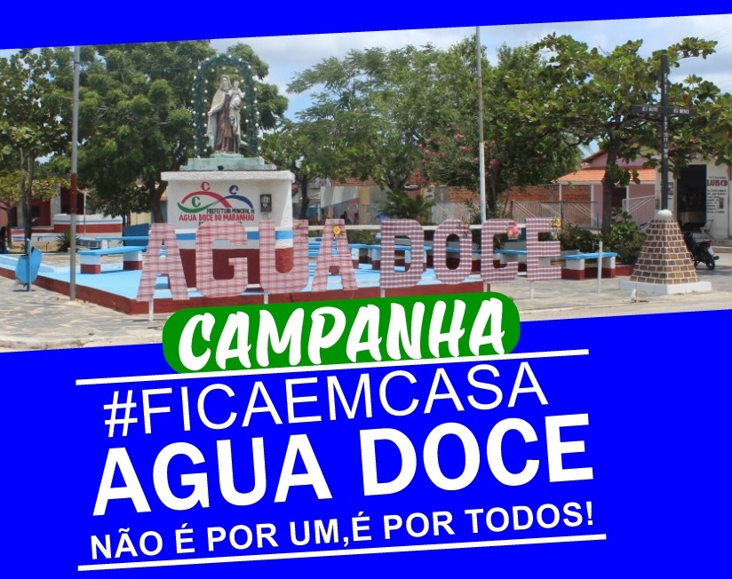 #FicaEmCasaAguaDoce