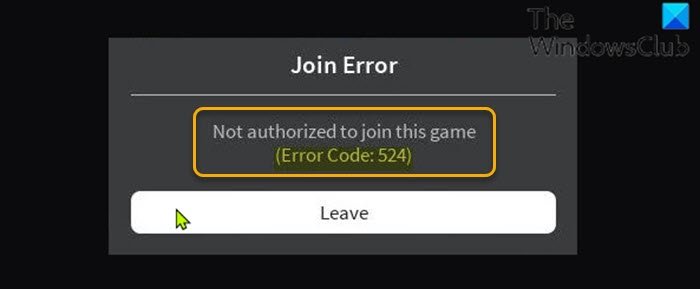 Código de error de Roblox 524