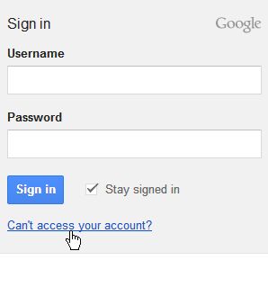 How to recover Gmail Account Password