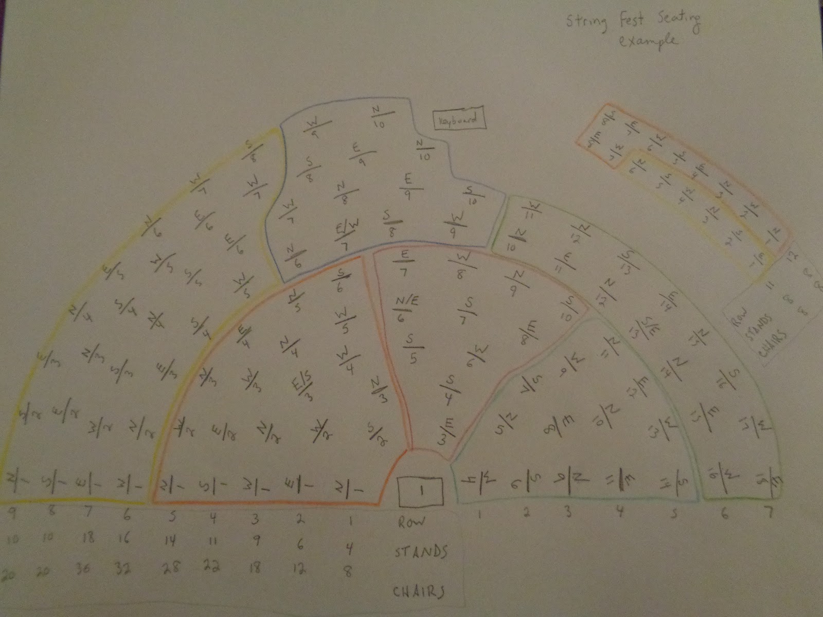 String Seating Chart