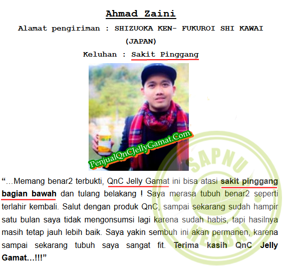 Cara Mengobati Sakit Tulang Belakang Bawah Dekat Tulang Ekor Terbukti Mujarab ~ TESTIMONI JELLY GAMAT QNC Cara Mengobati Sakit Tulang Belakang Bawah Dekat Tulang Ekor Terbukti Mujarab ~ TESTIMONI JELLY GAMAT QNC