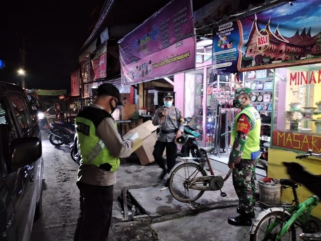 Patroli Gabungan, Kesadaran Masyarakat Untuk Terapkan Protkes, Kunci Atasi Pandemi Covid-19