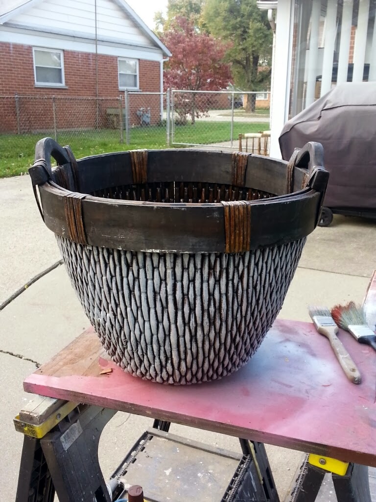 Junkin4Humanity Blog Log A Beautiful Basket CaseUpcycling Thrift