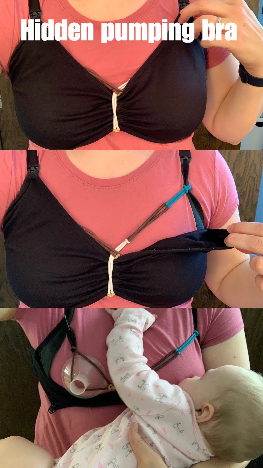 Catch up with Kaitlin Hands Free Pumping Bra Hack