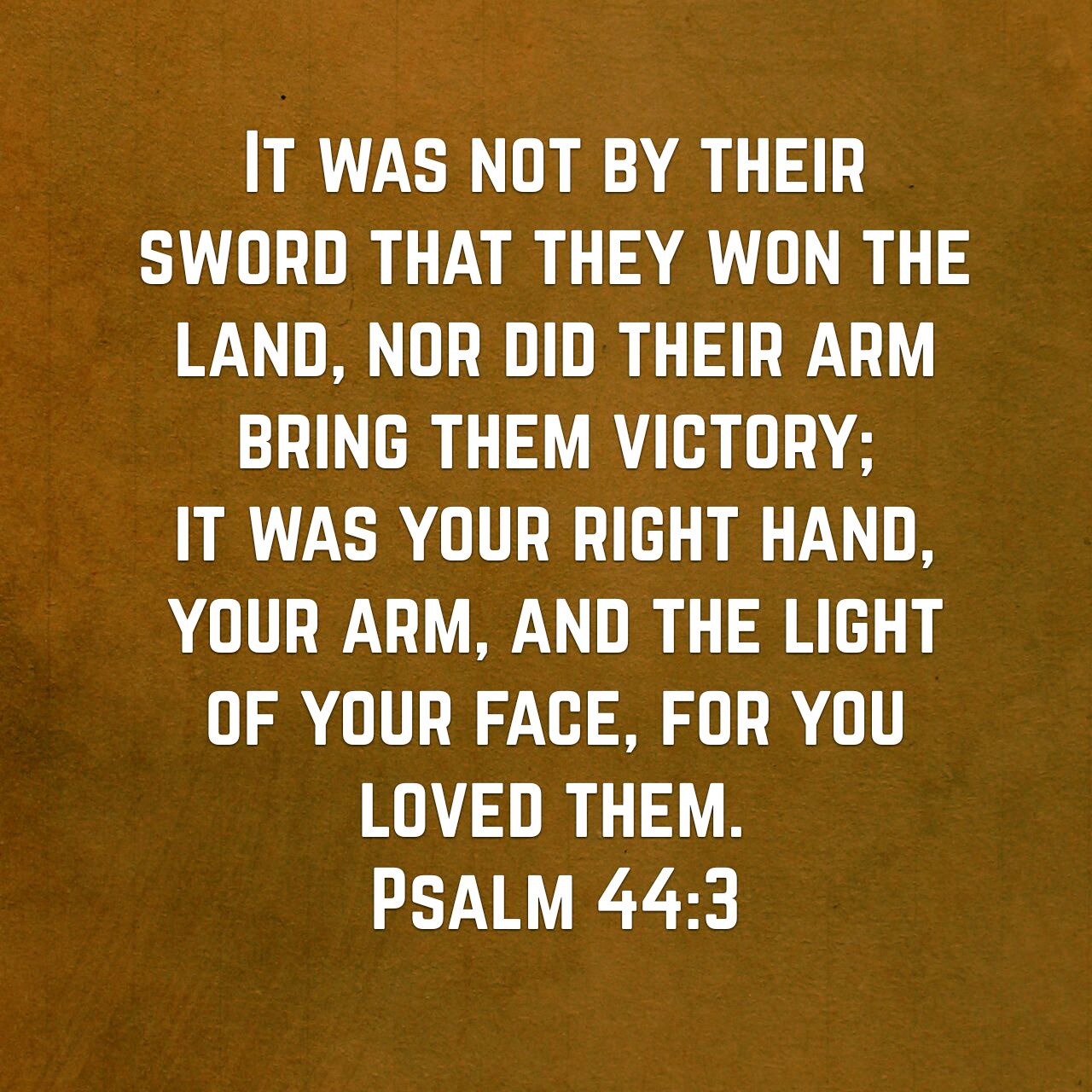 First Fruits of the Day Psalm 443 Win or loose, it's in God's hands