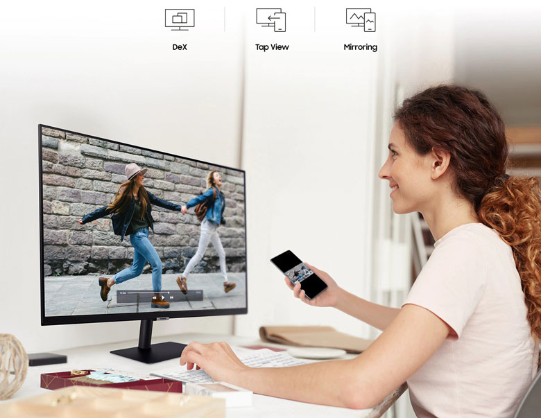 Màn hình thông minh Samsung LS32AM500NEXXV 31.5 inch /Full HD/60Hz(Smart monitor)