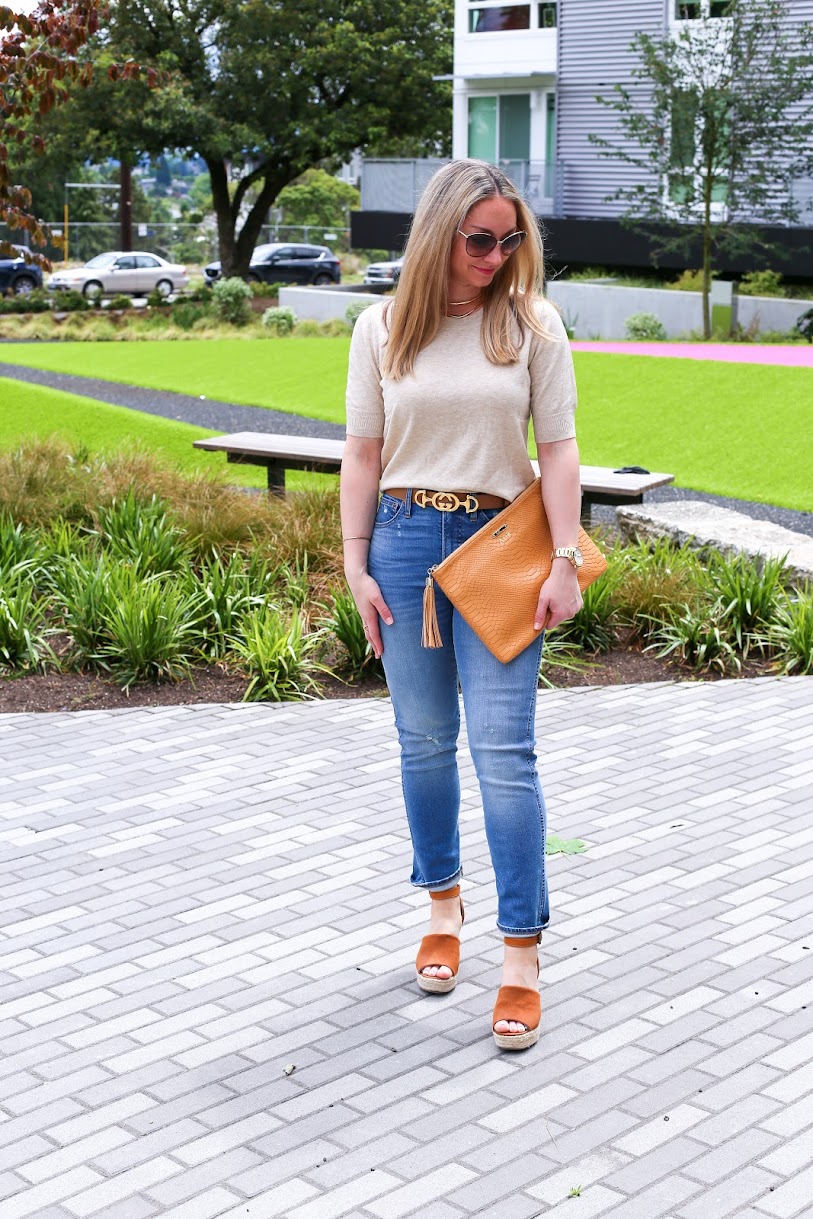 Summer Style: High-Rise Straight Leg Jeans