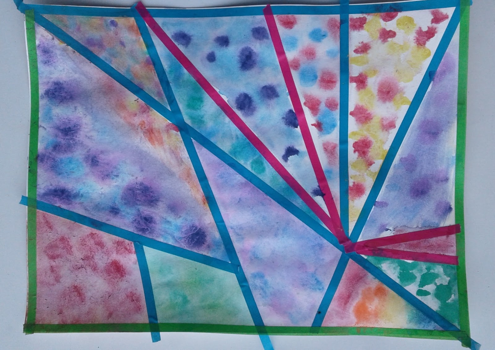 a faithful attempt Watercolour Tape Paintings