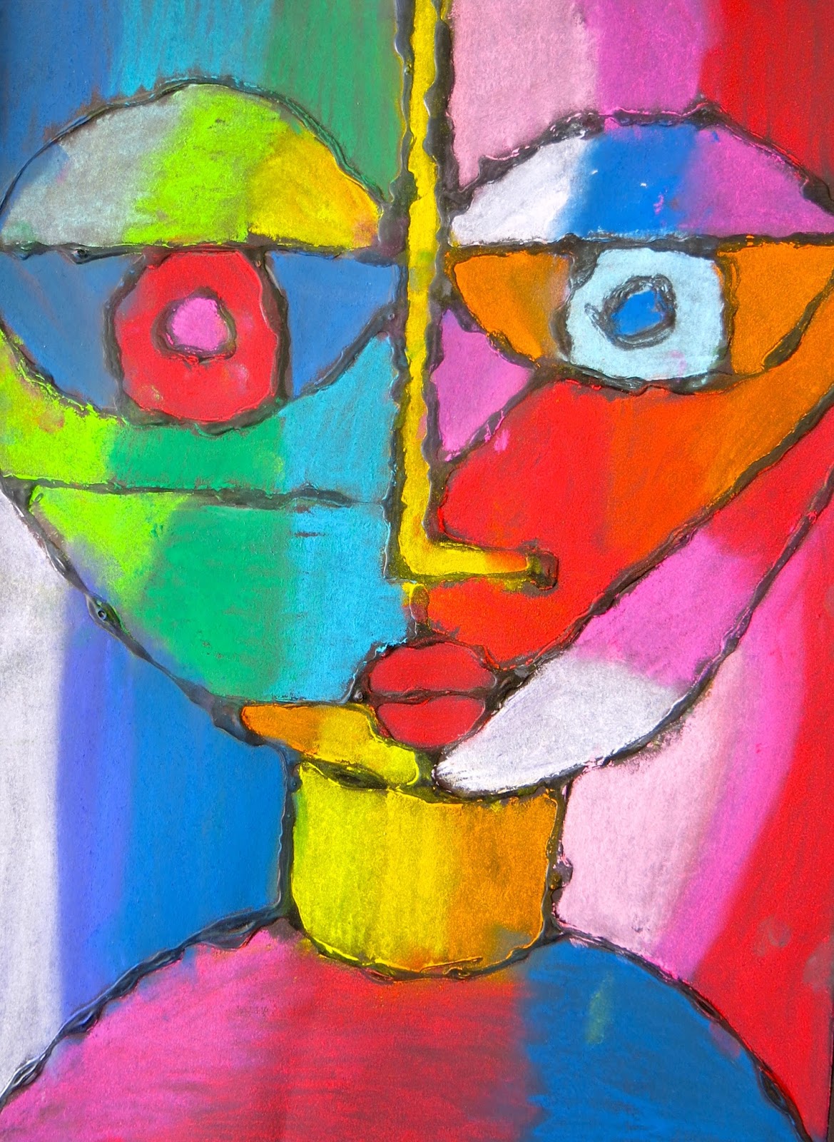 Abstract Self Portrait Painting Ideas