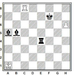 Problema ejercicio de ajedrez número 810: Estudio de G. M. Kasparian (New Statesman, 1965)