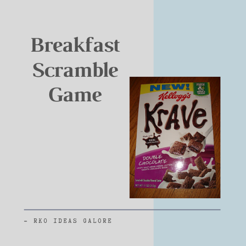 The Twelve "Games" of Christmas (2 Breakfast Scramble) RKO Ideas