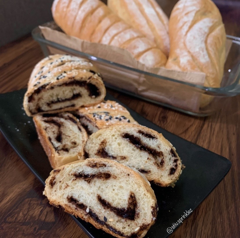 Steve Little Journey Japanese Milk Hearth Bread, crusty and soft bread