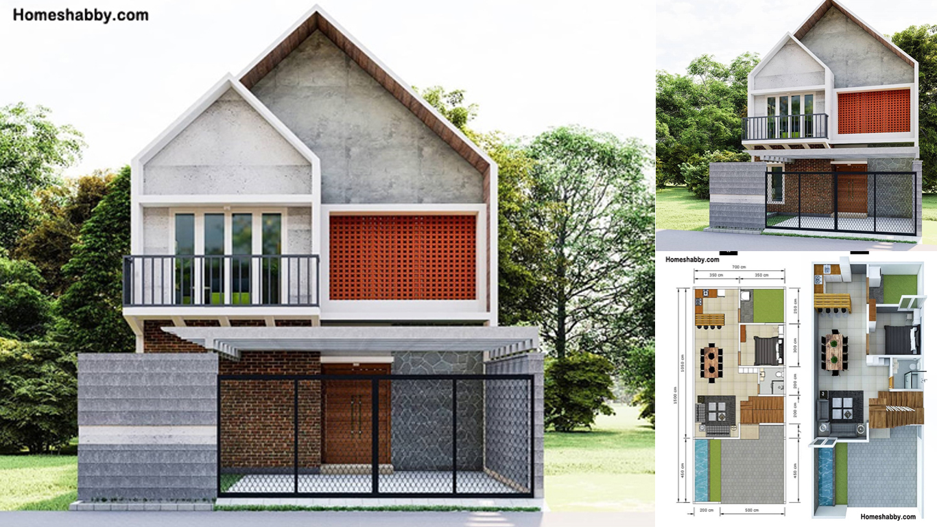 16+ Desain Rumah Minimalis 2 Lantai Ukuran 7 X 15 Pictures