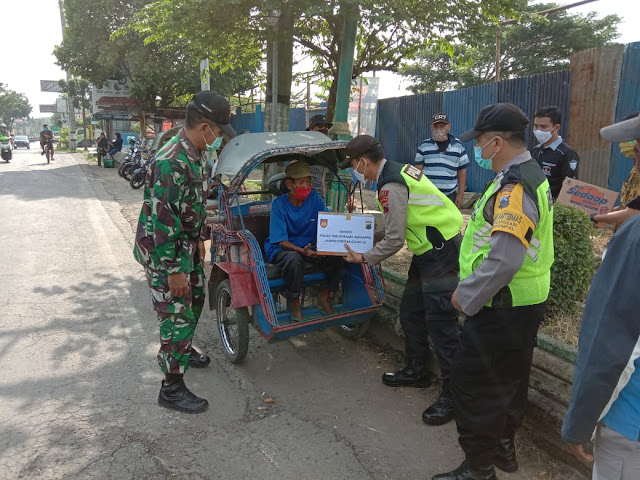 Warga Pilangsari Terdampak Wabah Corona Dibagikan Sembako