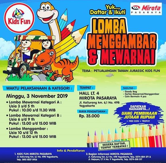 Info Lomba Mewarnai 2020 Jakarta - Ada Lomba