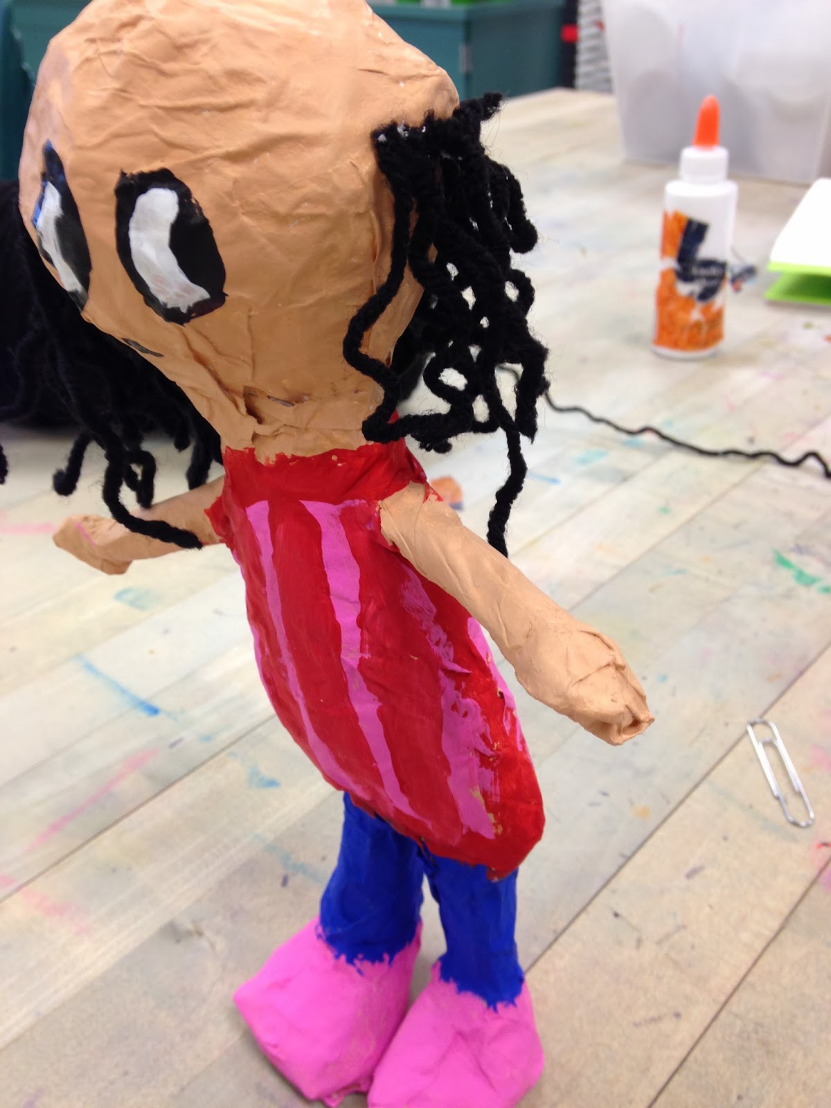Art Room Blog Advanced Art Club Paper Mache Characters...
