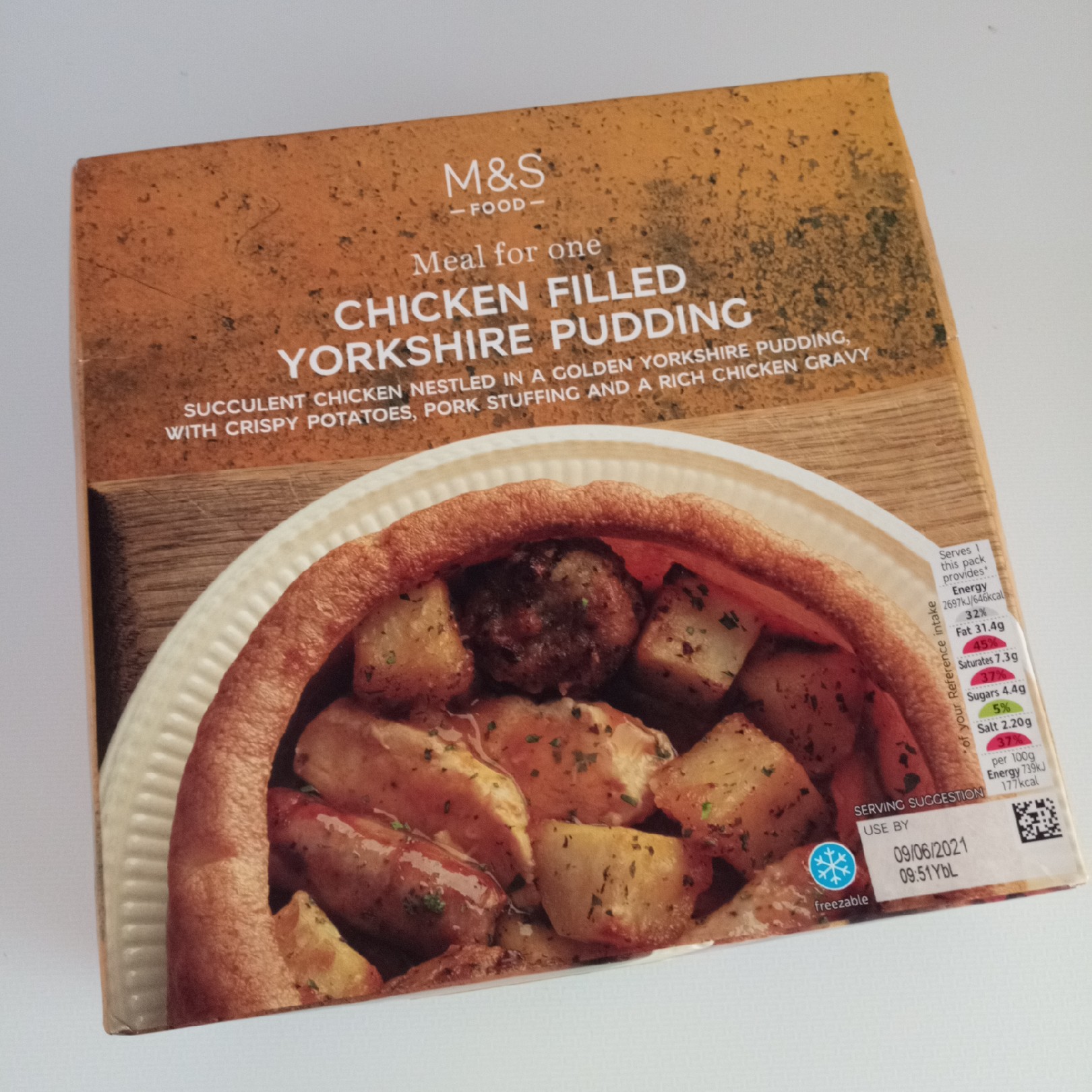 Supersupergirl's Food Reviews M&S Meal for One Chicken Filled