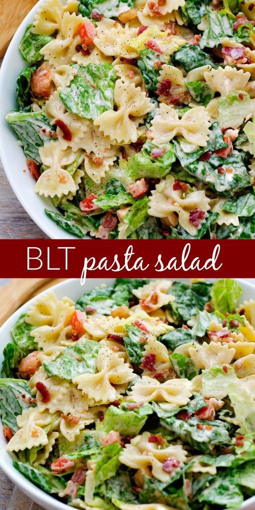 BLT Pasta Salad vegan recipe box
