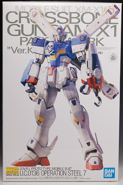 [ Review ] - MG 1/100 - Crossbone Gundam X-1 Patchwork Ver Ka