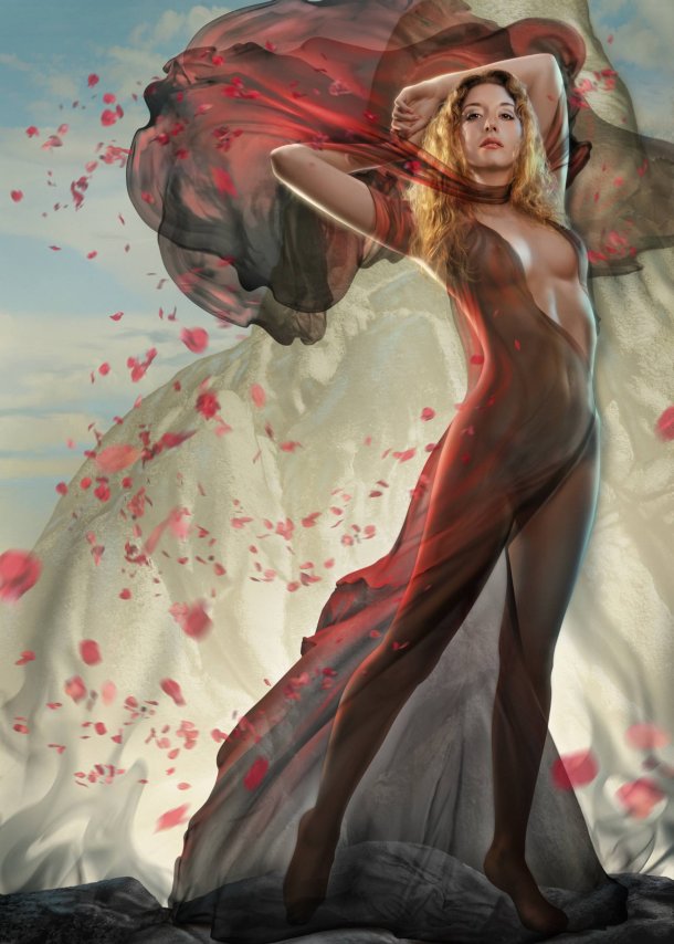 Jeff Wack pinturas nudez musas sensuais mulheres deusas arte